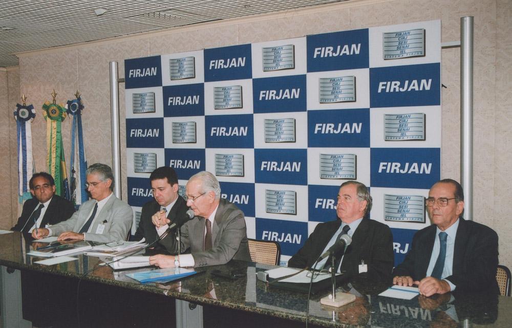 José da Rocha Pinto na divulgação do estudo sobre o impacto econômico COMPERJ. Crédito: Acervo Firjan