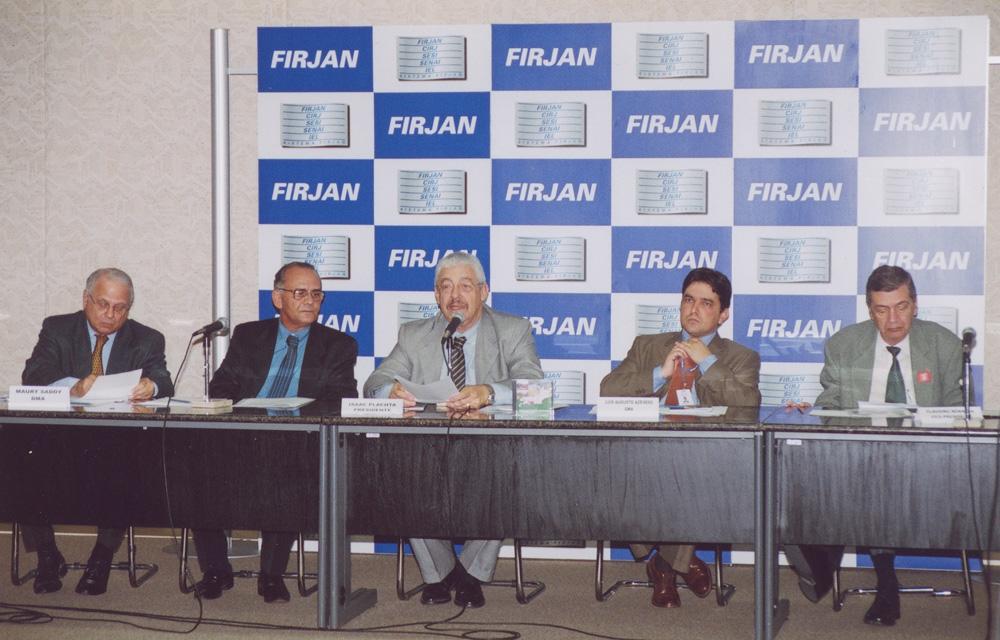 José da Rocha Pinto no Conselho Empresarial do Meio Ambiente em 2006. Crédito: Acervo Firjan