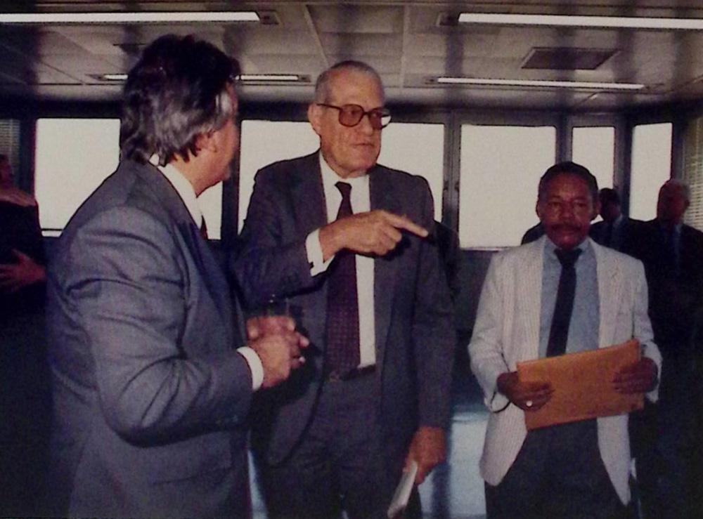 Arthur João Donato e Jorge Rodrigues do Nascimento. Crédito: Acervo Firjan