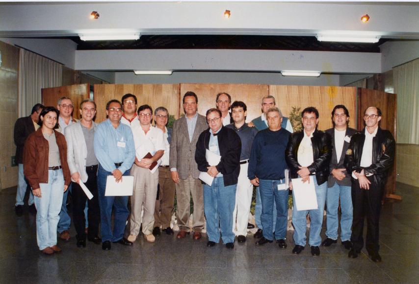 Rubens Muniz no II Encontro dos Conselhos das Representações Regionais em 30 de maio de 1998. Crédito: Acervo Firjan