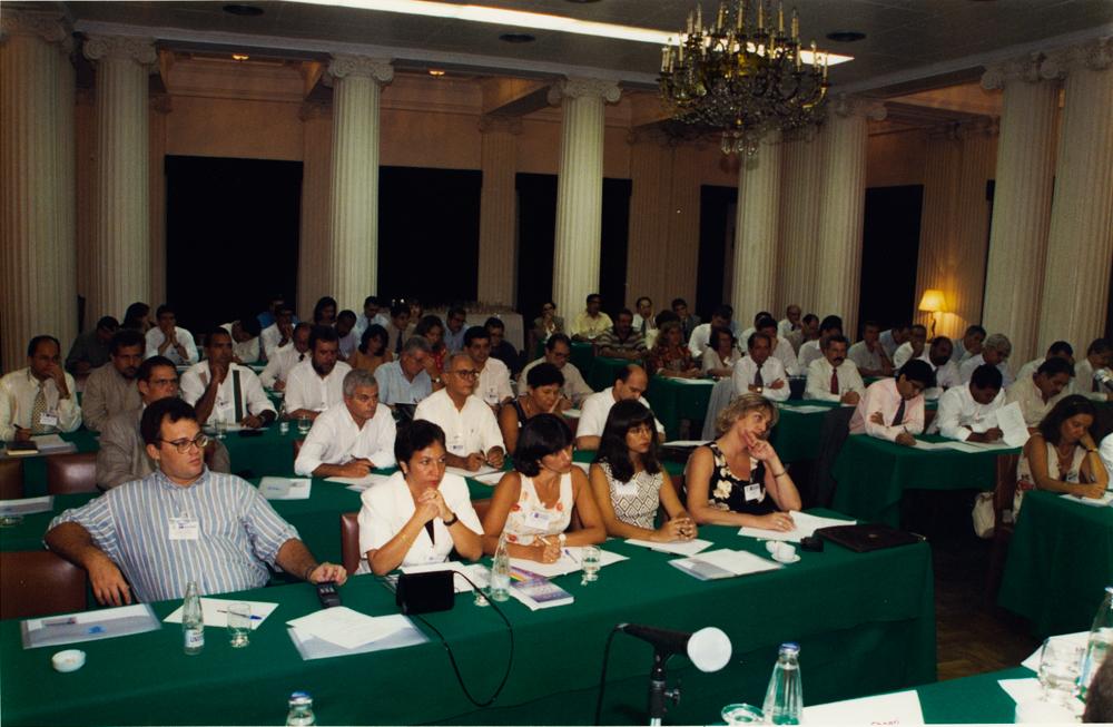 I encontro dos executivos do Sesi e do Senai no dia 5/02/1998. Créditos: Geraldo Viola/ Acervo Firjan