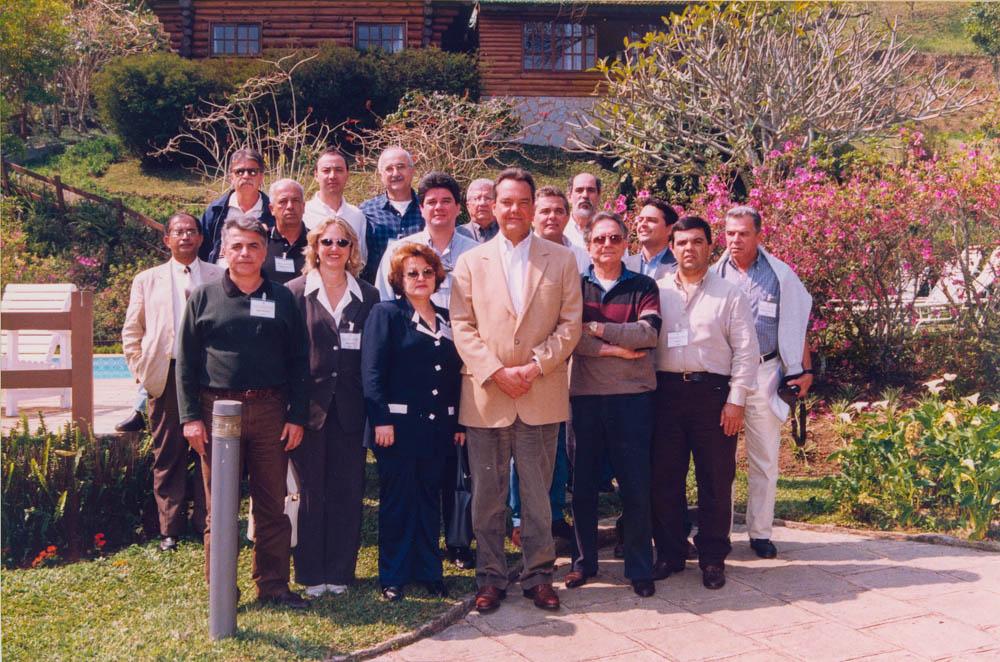 Tieres Rodrigues Filho no III Encontro de Conselhos e Representações Regionais da Firjan em 1999. Créditos: Geraldo Viola/ Acervo Firjan