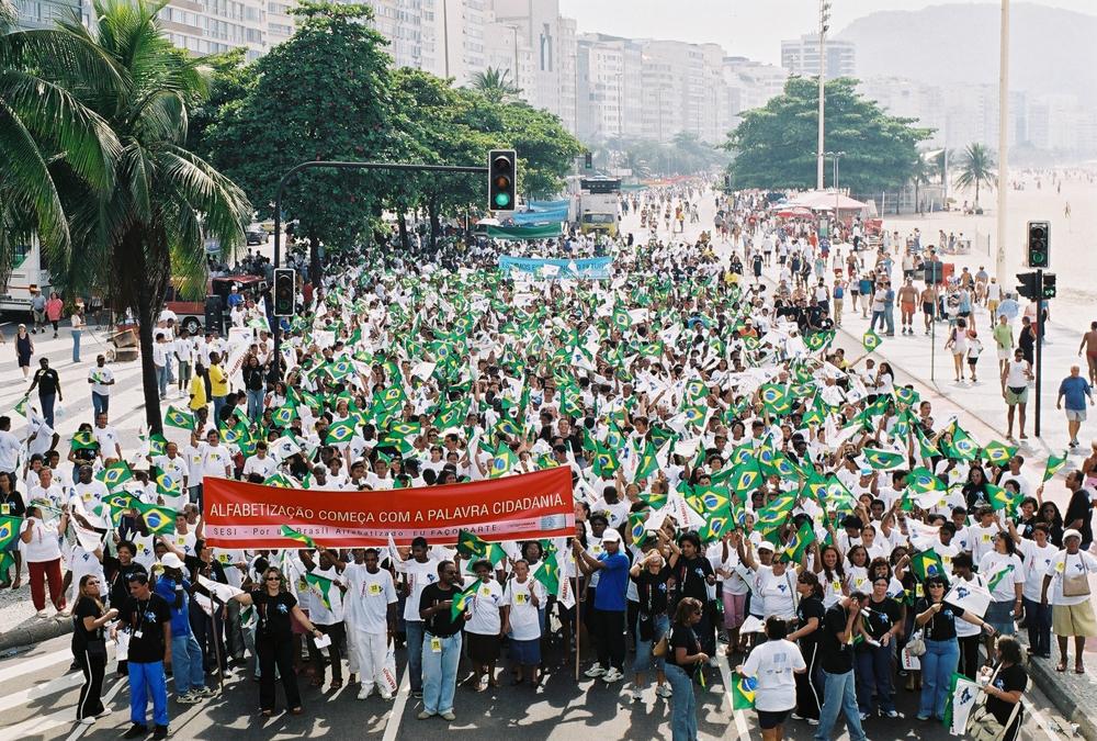Projeto Transformar em Copacabana em 2004. Crédito: Acervo Firjan