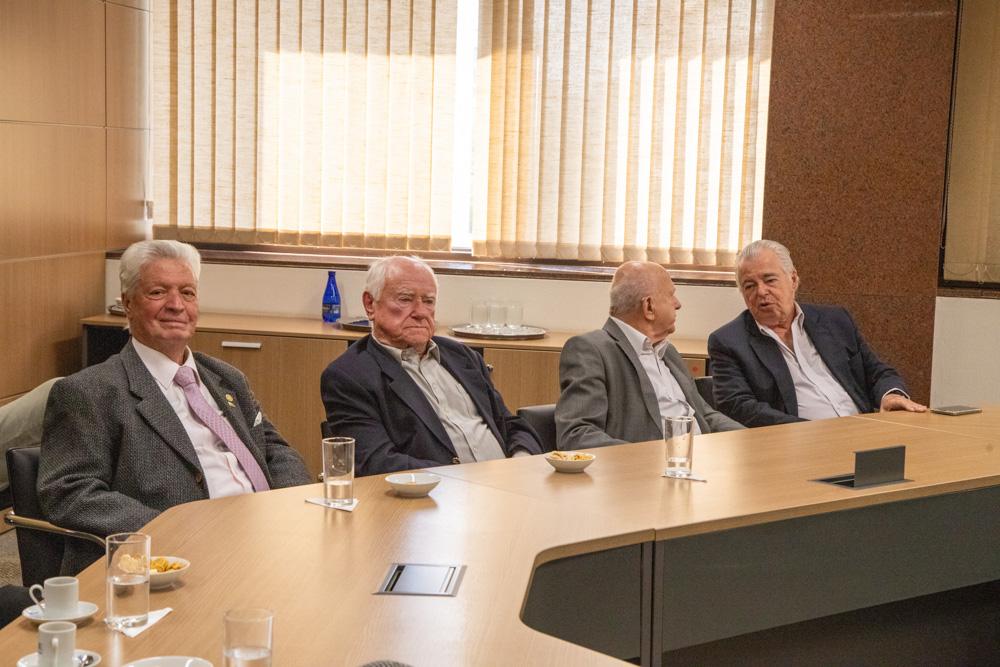 Dalton Carestiato, Adolf Arno, Victor Misquey e Raul Sanson. Crédito: Acervo Firjan