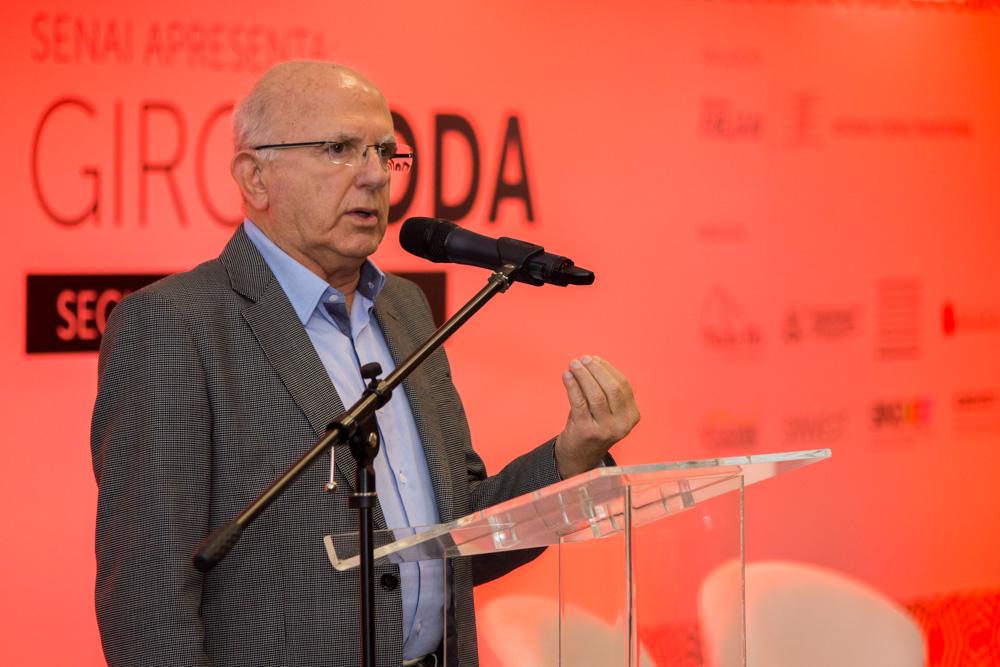 Victor Misquey no evento Giro Moda em 25/10/2016. Créditos: Vinícius Magalhães/ Acervo Firjan